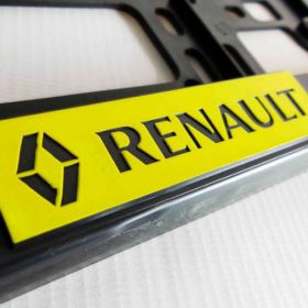 Referencje ramki do tablic rejestracyjne - Renault